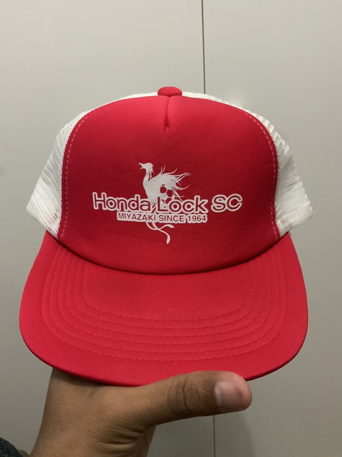 Japanese Brand Vintage Honda Lock SC Miyazaki Japan Trucker Hat Size ONE SIZE - 11 Thumbnail