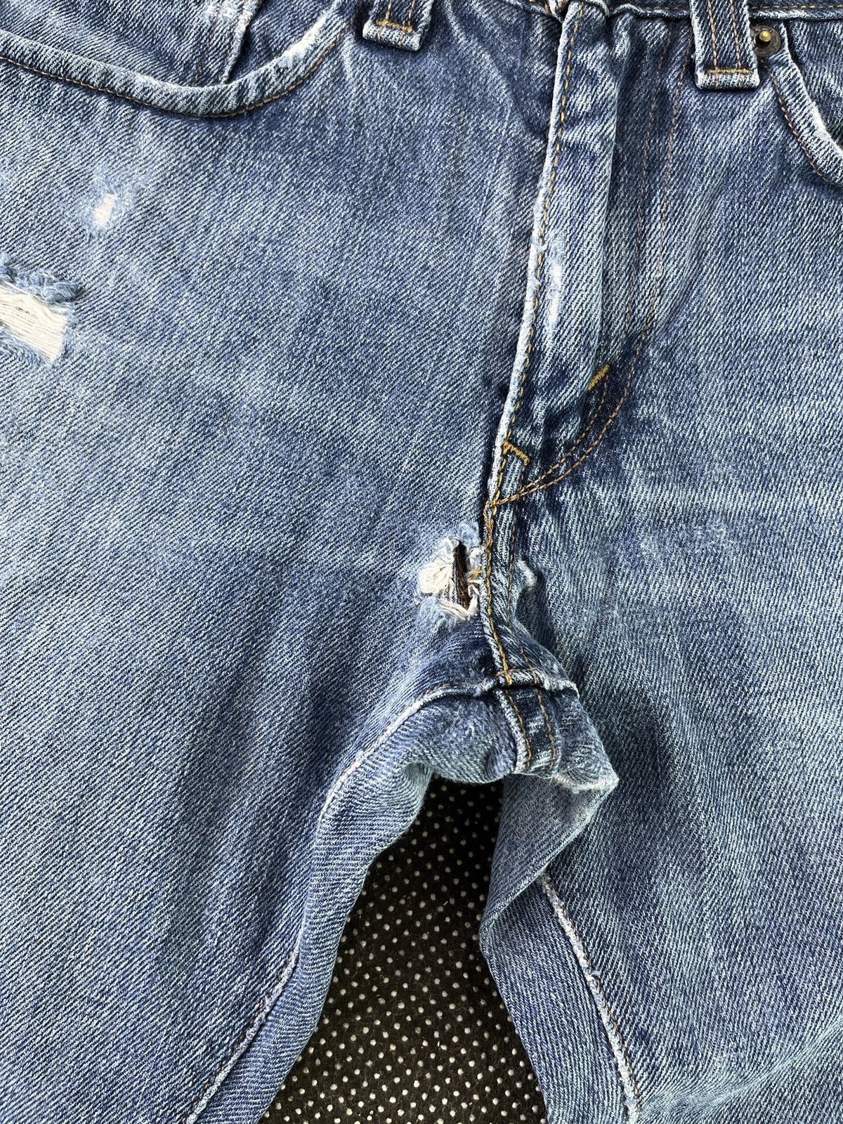 Levi's Vintage Levi’s 511 Jeans Distressed Denim Levis - J146 Size US 30 / EU 46 - 5 Thumbnail