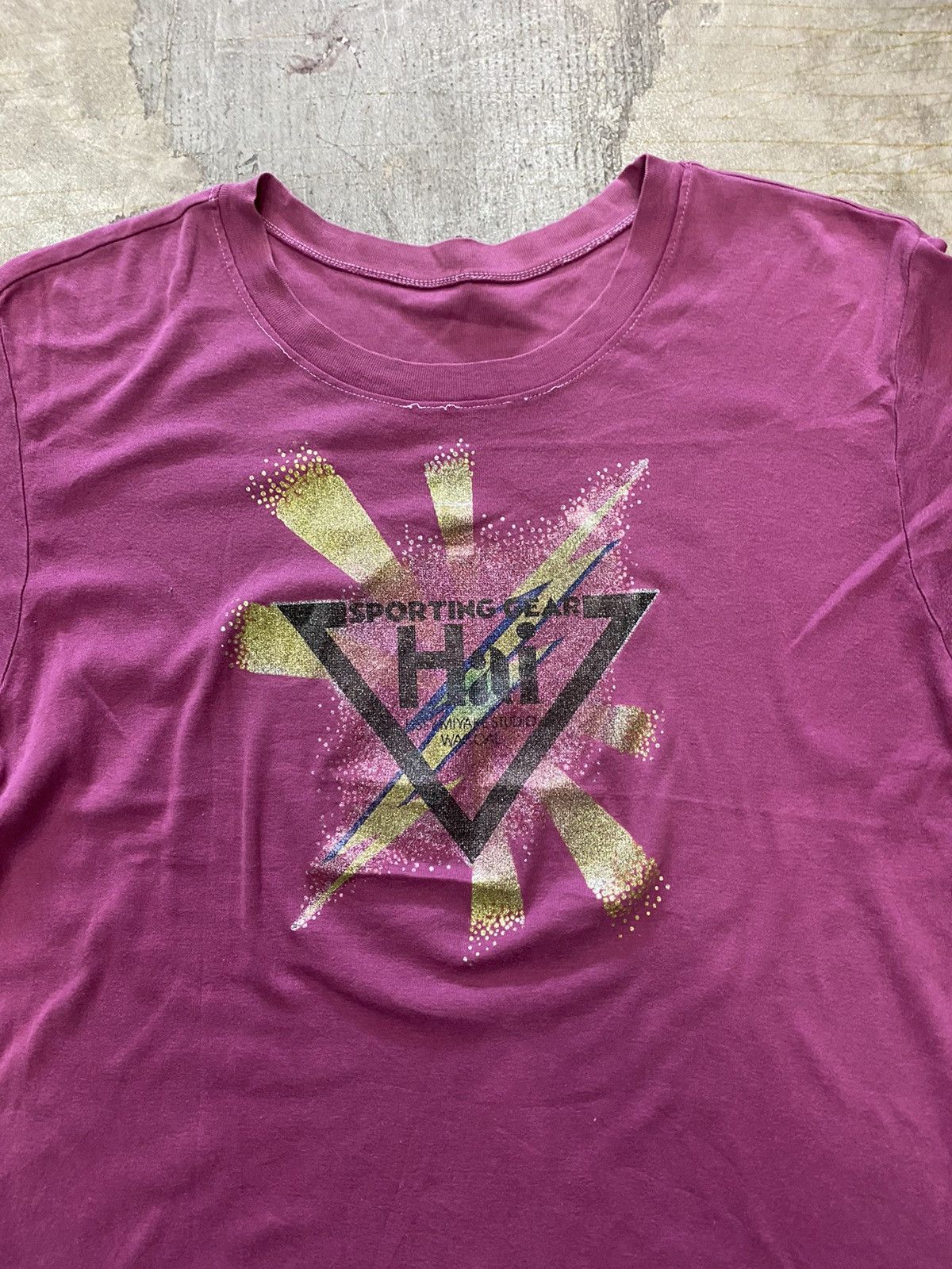 80s ISSEY MIYAKE x wacoal iron 0n tee