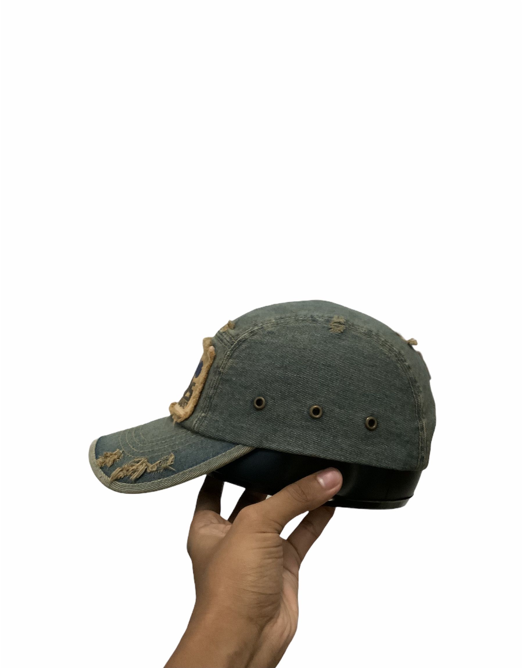 The Rocky Rentals Distressed Denim Hat