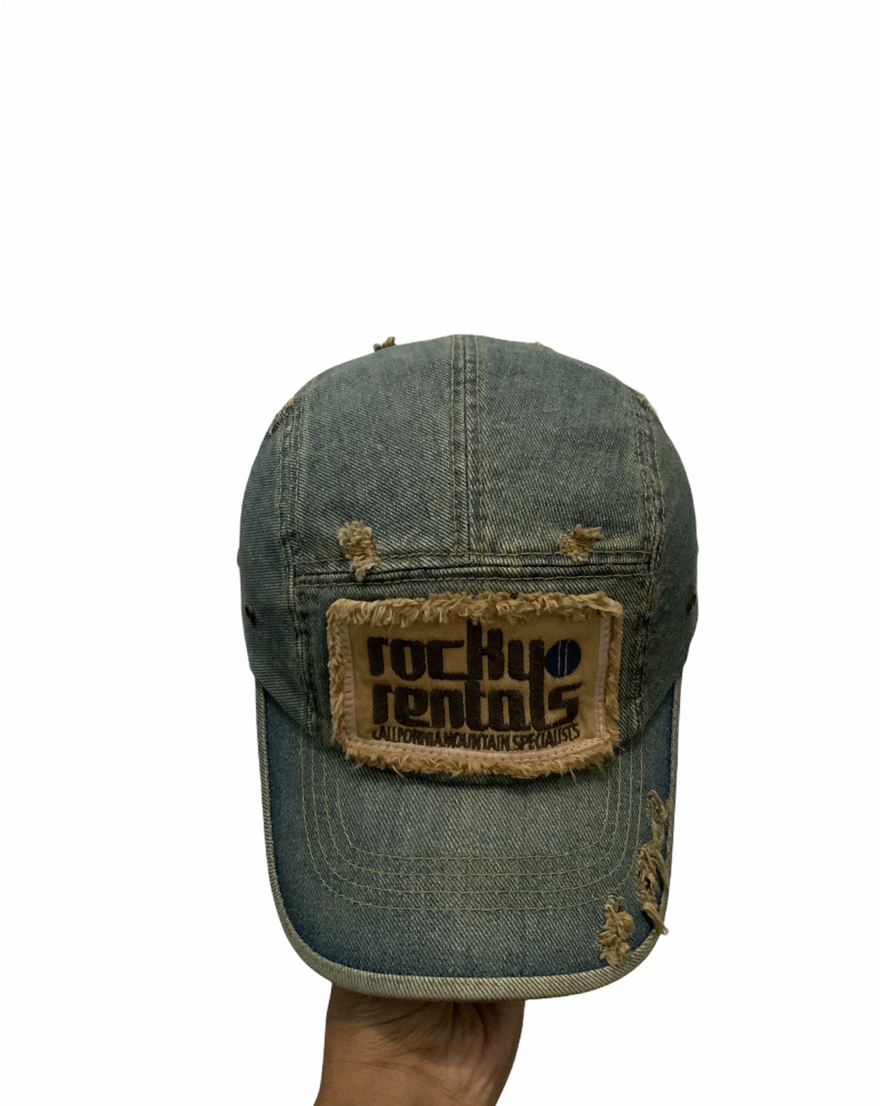 The Rocky Rentals Distressed Denim Hat