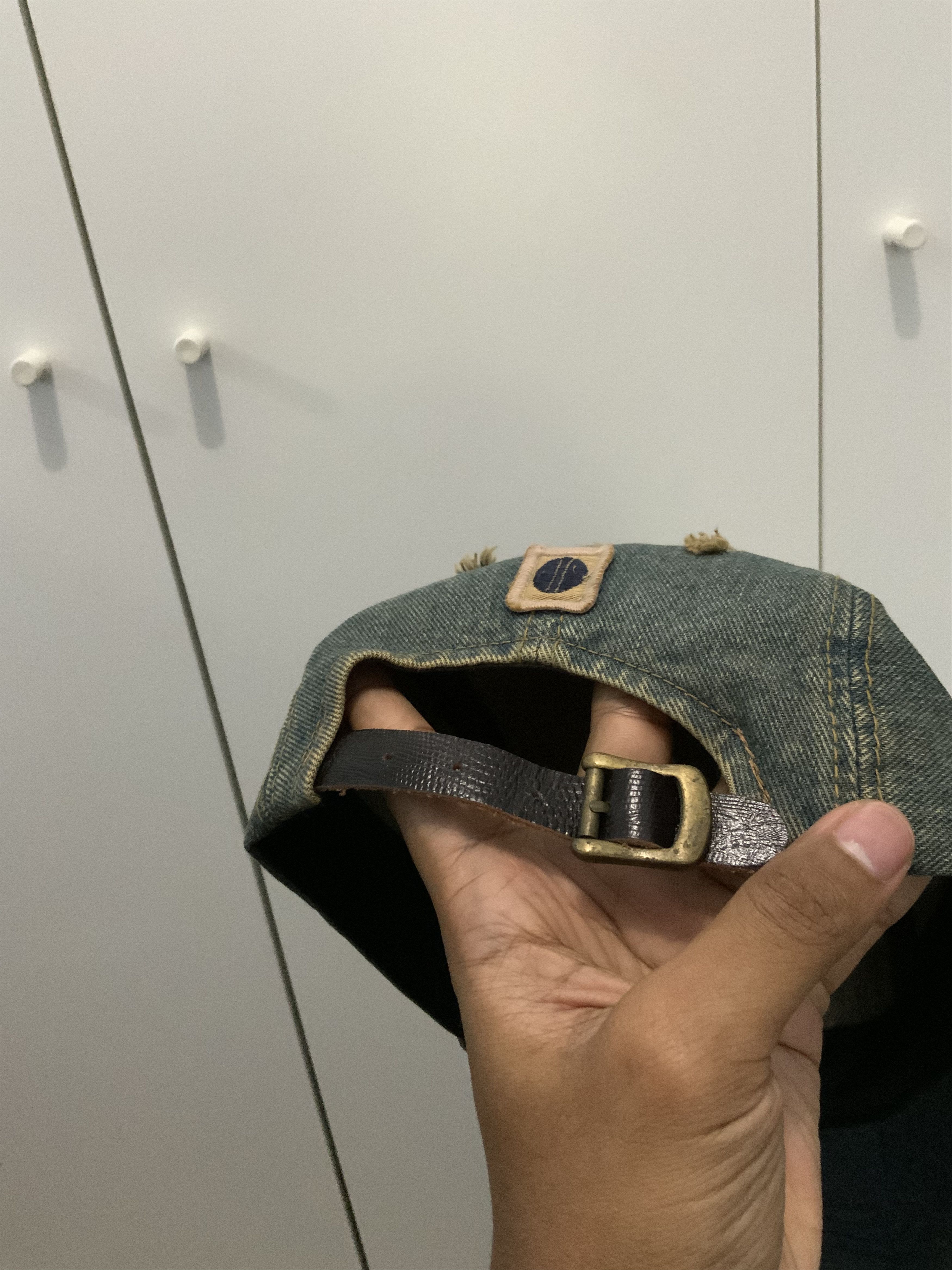 The Rocky Rentals Distressed Denim Hat