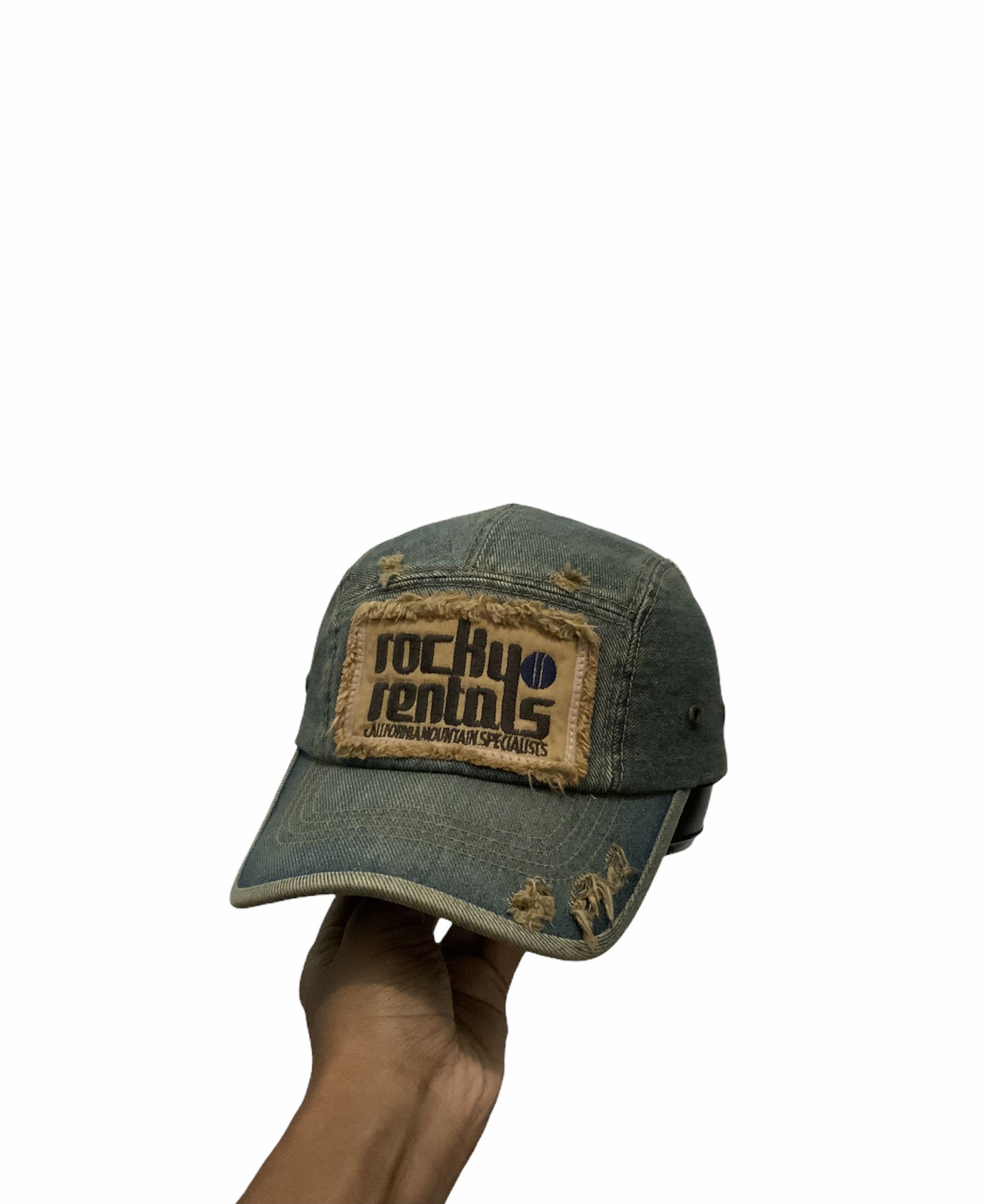 The Rocky Rentals Distressed Denim Hat