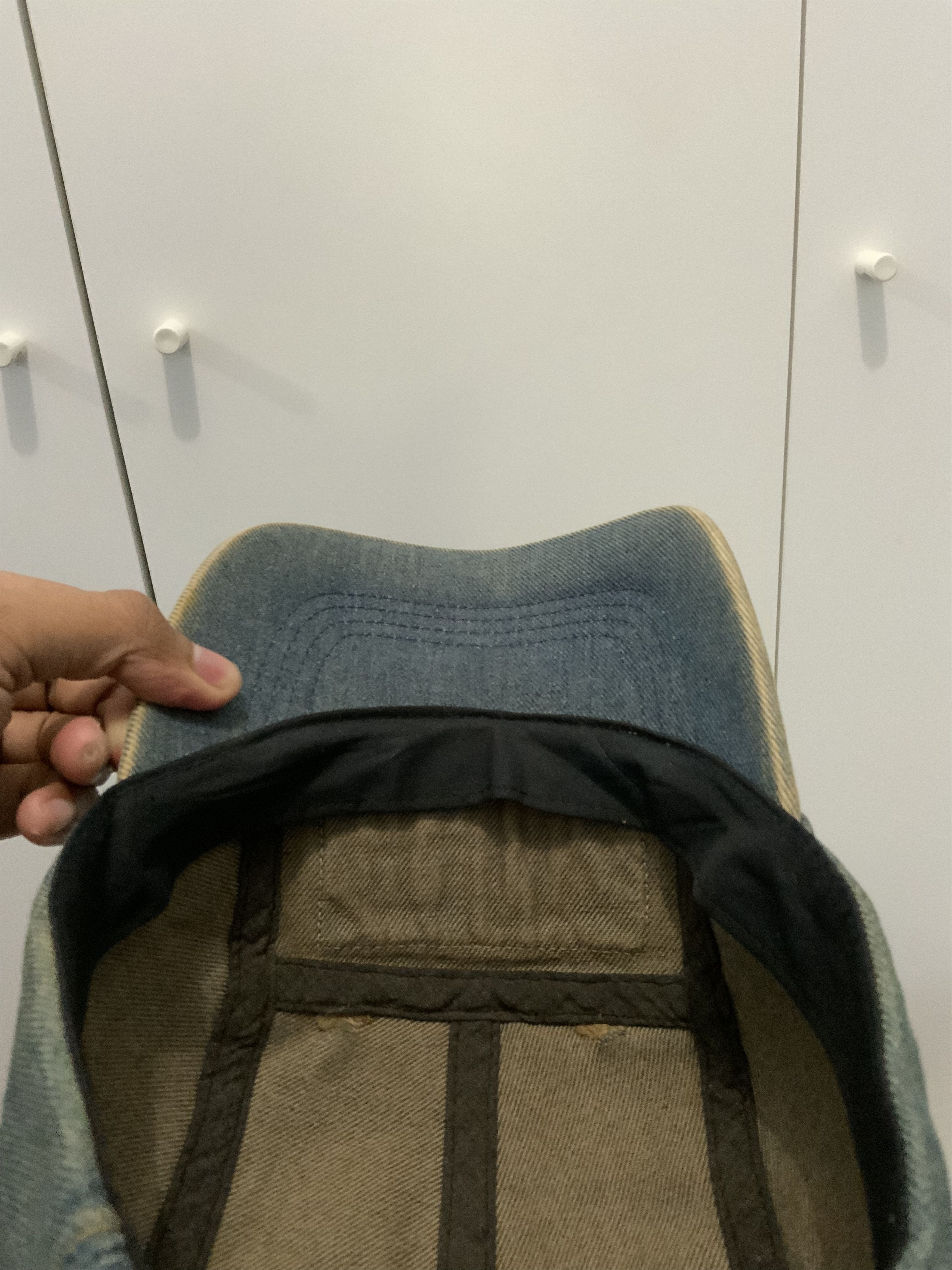 The Rocky Rentals Distressed Denim Hat