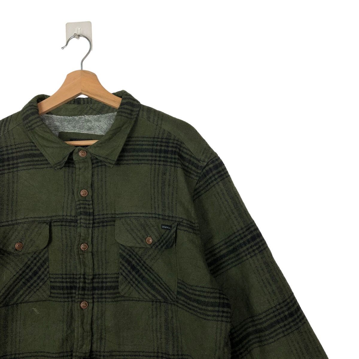 O'Neill VINTAGE ONEILL FLANNEL JACKET TARTAN DESIGN BUTTON JAPAN Size US XL / EU 56 / 4 - 5 Thumbnail