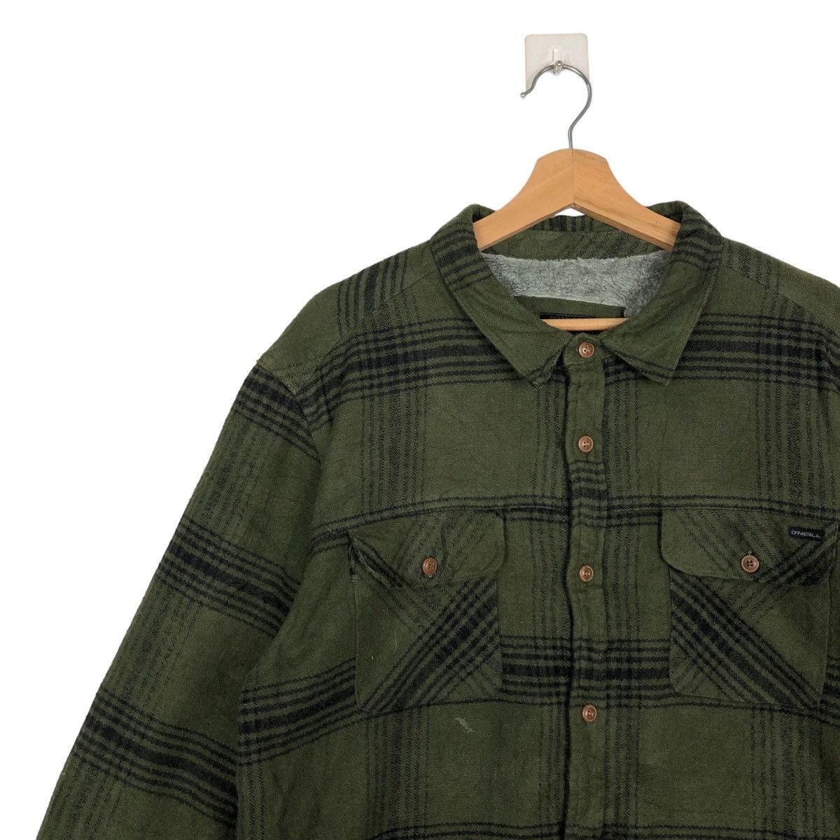 O'Neill VINTAGE ONEILL FLANNEL JACKET TARTAN DESIGN BUTTON JAPAN Size US XL / EU 56 / 4 - 6 Thumbnail