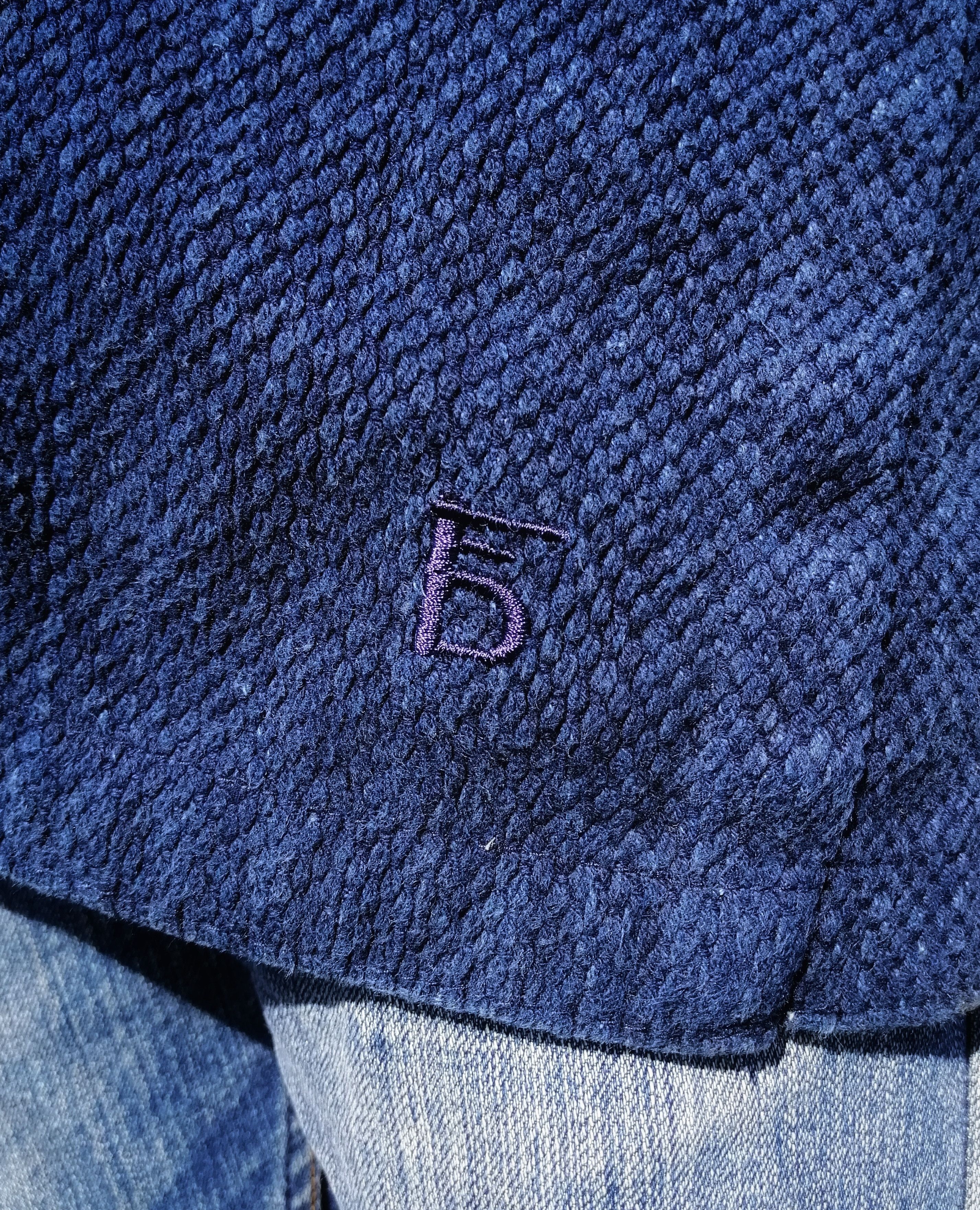 Komono Vintage Indigo Fuji Daruma Kimono Japan Jacket Size US M / EU 48-50 / 2 - 11 Thumbnail