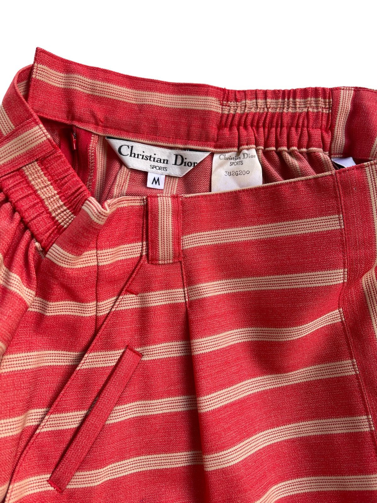 Christian Dior Monsieur Christian Dior Striped Mini Skirt Size 24" / US 00 / IT 34 - 4 Thumbnail