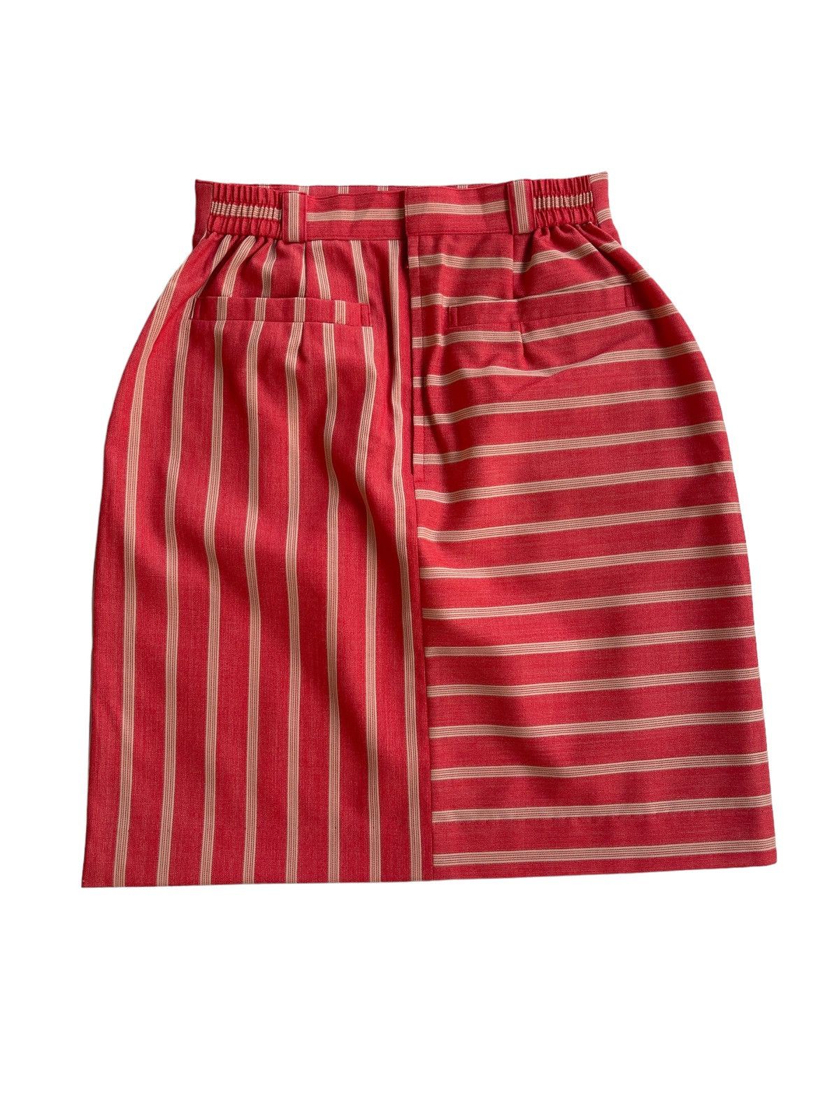 Christian Dior Monsieur Christian Dior Striped Mini Skirt Size 24" / US 00 / IT 34 - 3 Thumbnail