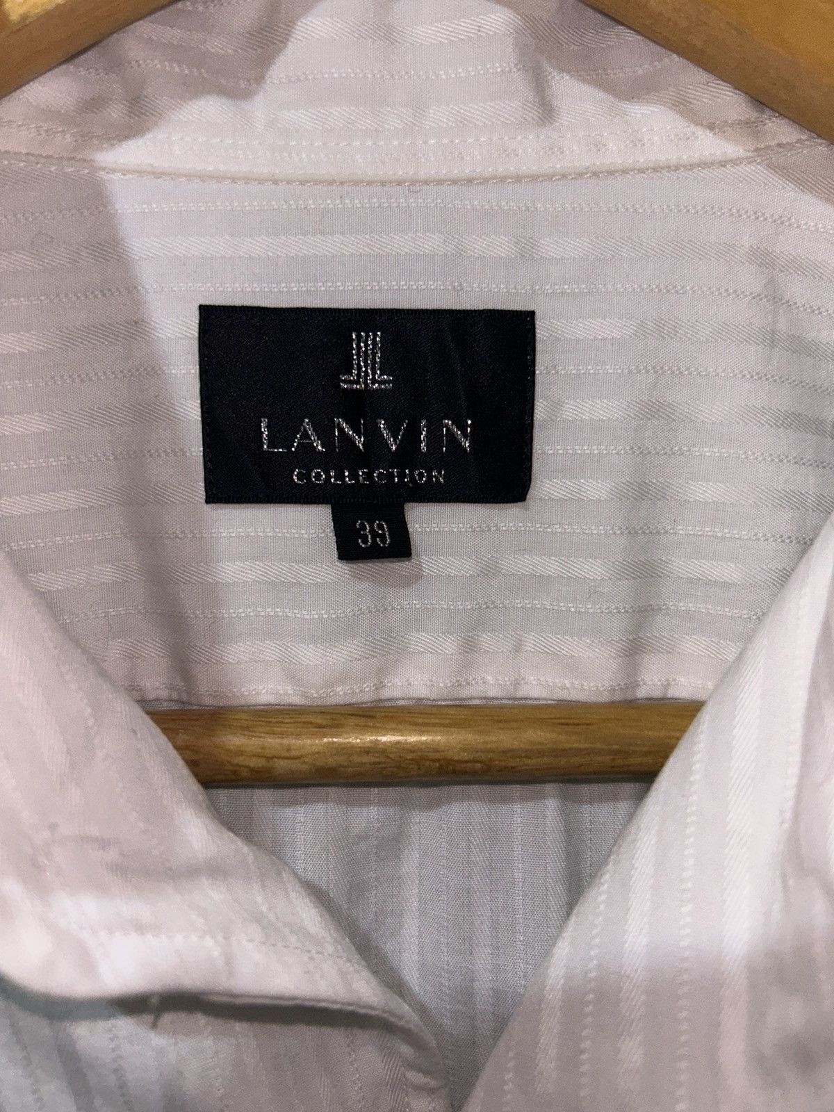 Lanvin Lanvin Classic White Shirt Size US L / EU 52-54 / 3 - 6 Thumbnail