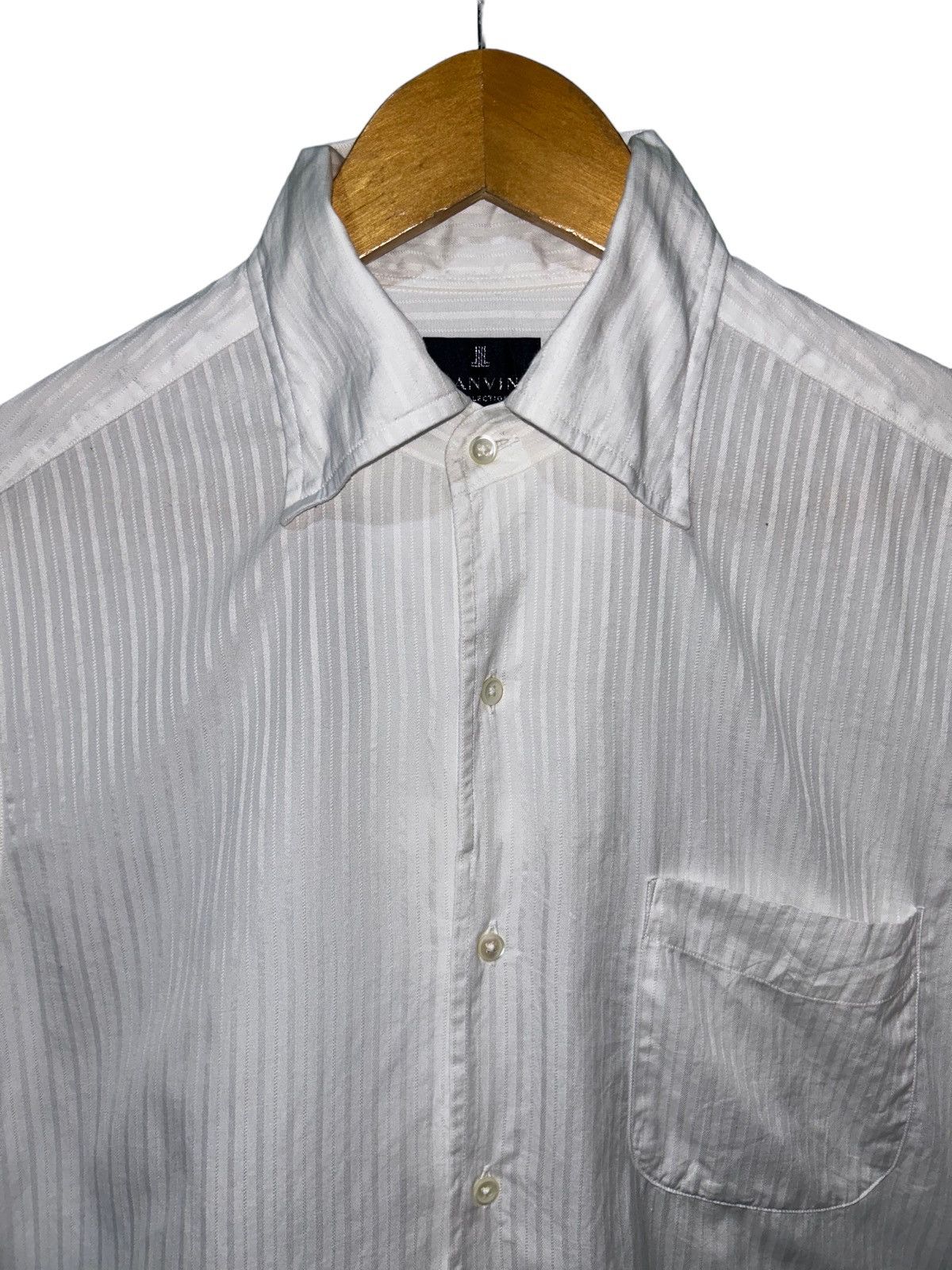 Lanvin Lanvin Classic White Shirt Size US L / EU 52-54 / 3 - 4 Thumbnail