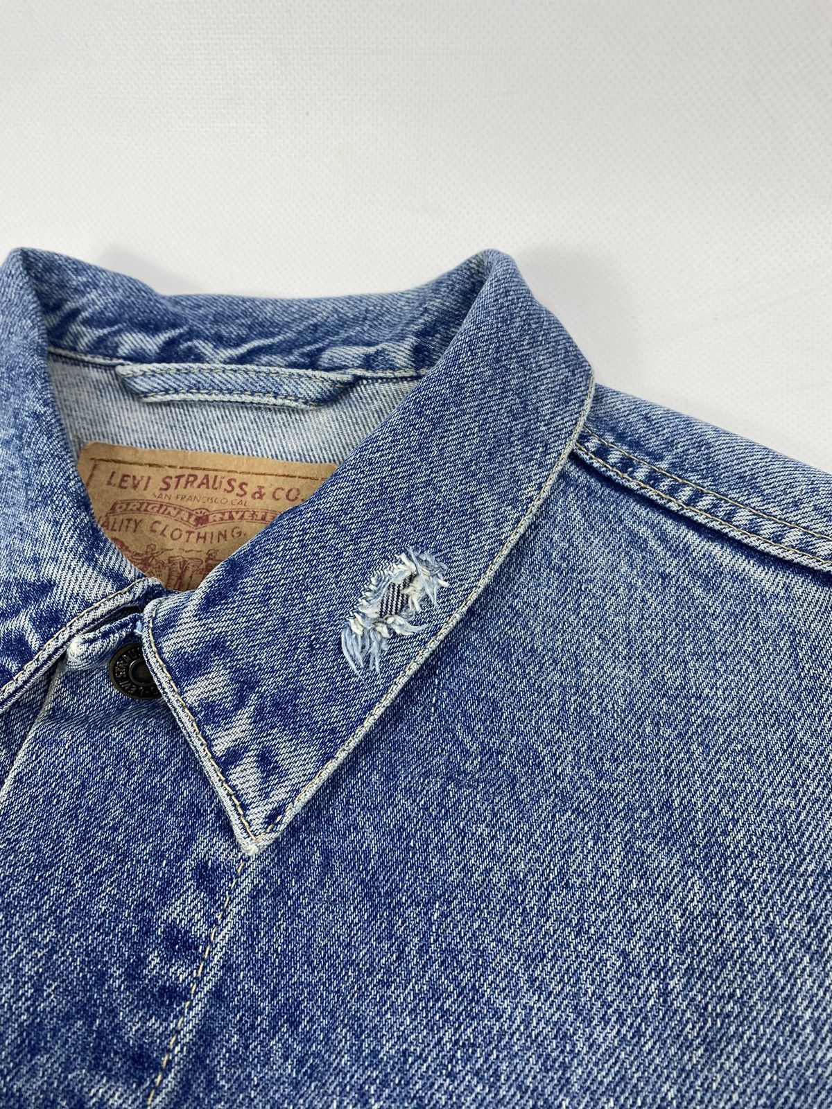 Levi's 🔥LASTDROP🔥 Vintage Jeans Stonewashed Trucker Jacket Blue Size US M / EU 48-50 / 2 - 4 Thumbnail