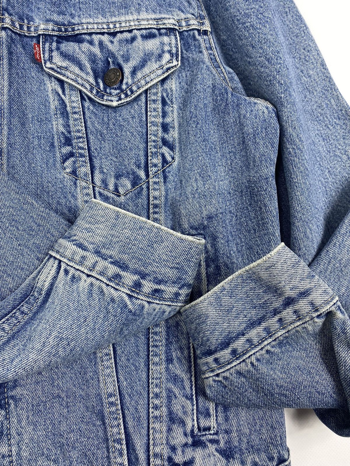Levi's 🔥LASTDROP🔥 Vintage Jeans Stonewashed Trucker Jacket Blue Size US M / EU 48-50 / 2 - 9 Thumbnail