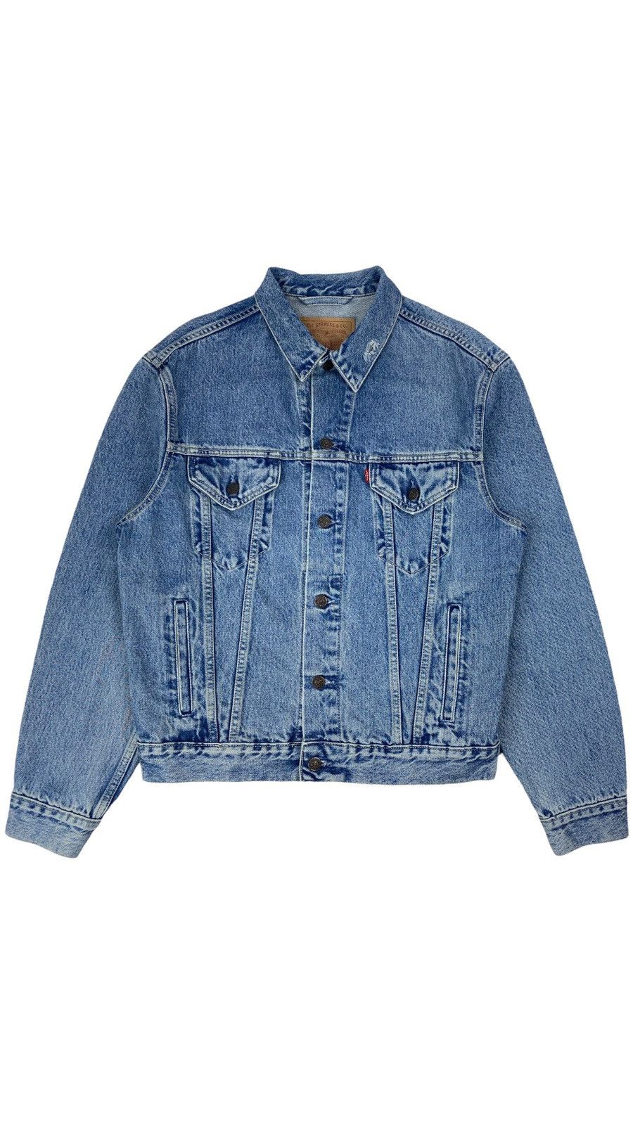 Levi's 🔥LASTDROP🔥 Vintage Jeans Stonewashed Trucker Jacket Blue Size US M / EU 48-50 / 2 - 1 Thumbnail