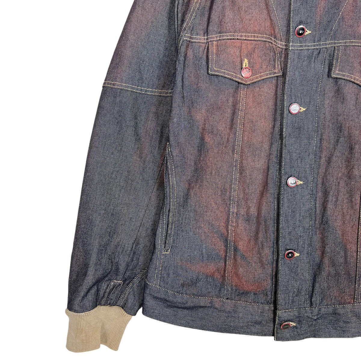 Andrew Mackenzie 🔥 ANDREW MACKENZIE DYED SPLASH DENIM JACKET Size US M / EU 48-50 / 2 - 2 Thumbnail