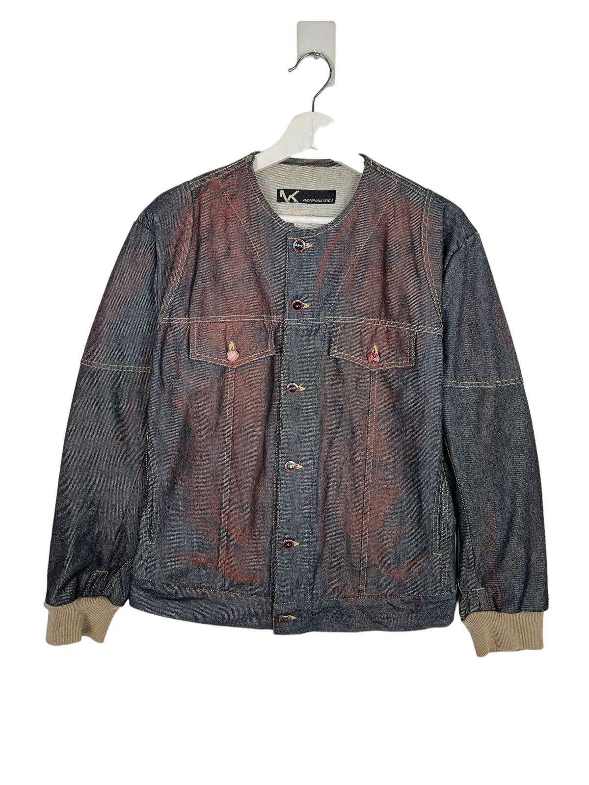 Andrew Mackenzie 🔥 ANDREW MACKENZIE DYED SPLASH DENIM JACKET Size US M / EU 48-50 / 2 - 5 Thumbnail