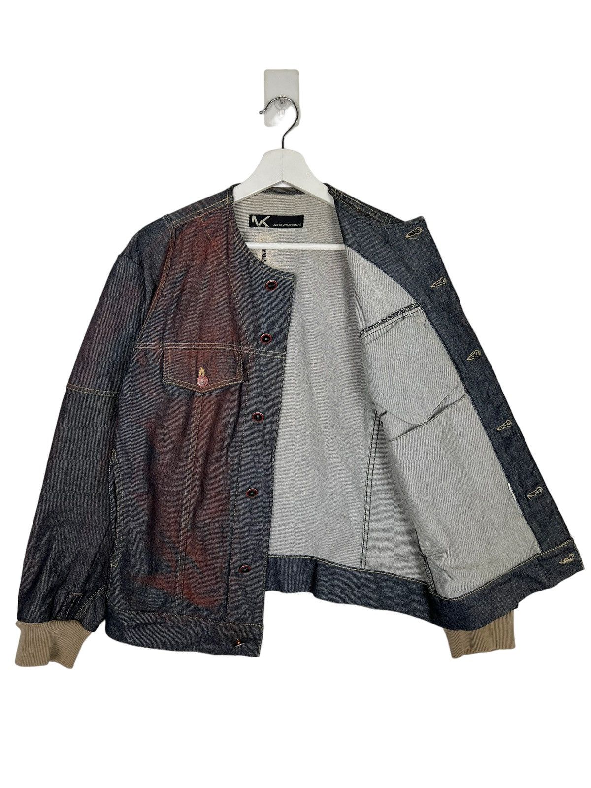 Andrew Mackenzie 🔥 ANDREW MACKENZIE DYED SPLASH DENIM JACKET Size US M / EU 48-50 / 2 - 6 Thumbnail
