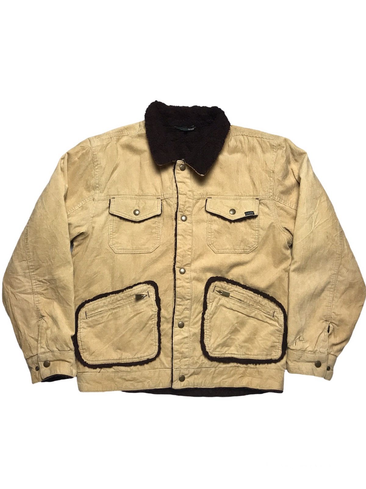 Vintage Rusty Corduroy Fleece Lined Jacket
