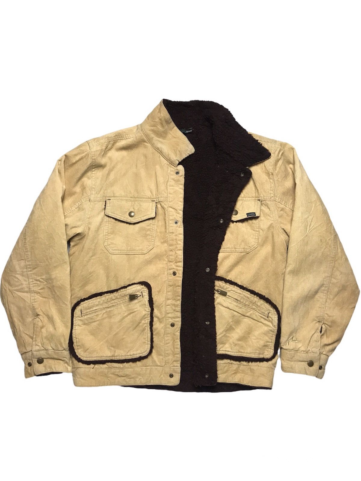 Rusty Vintage Rusty Corduroy Fleece Lined Jacket Size US M / EU 48-50 / 2 - 2 Thumbnail