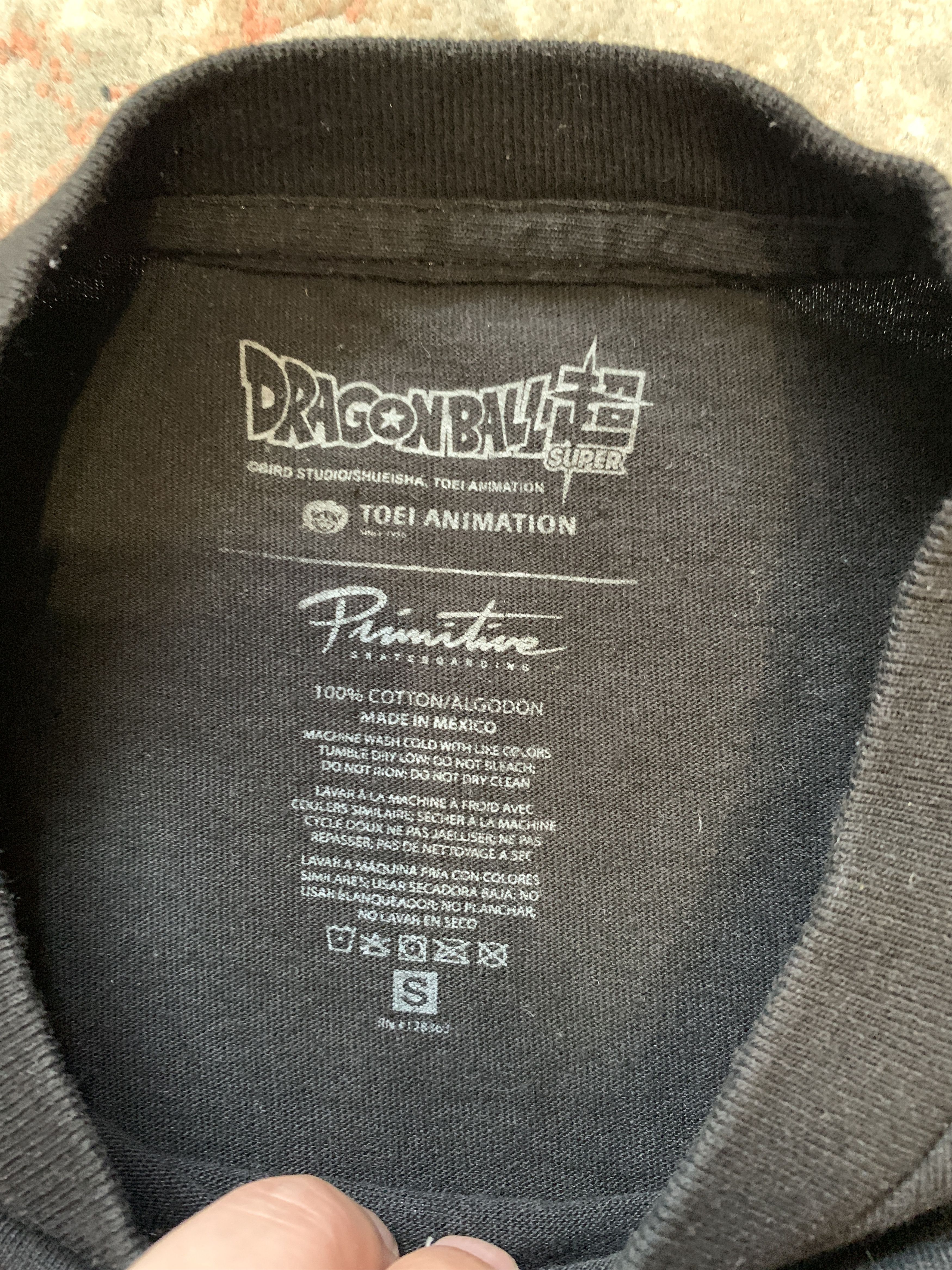 Anime Dragon Ball Super Primitive Anime Tee Size US S / EU 44-46 / 1 - 4 Thumbnail