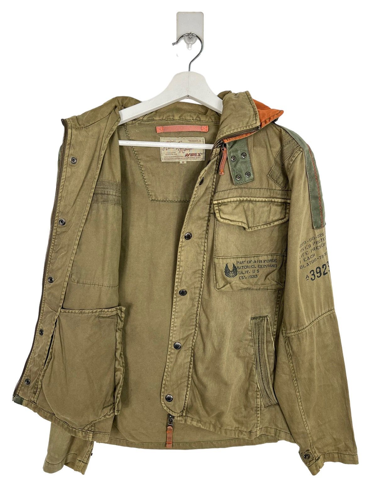 Avirex 🔥 AVIREX CARGO MUROC ARMY AIR FIELD JACKET Size US M / EU 48-50 / 2 - 6 Thumbnail