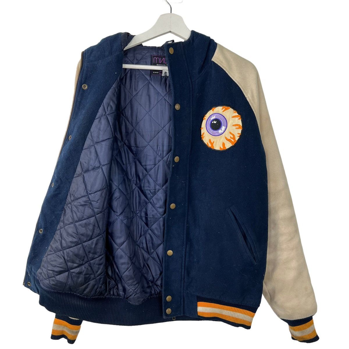 Japanese Brand 🔥 MNWKA DESTROY HOODIES VARSITY BOMBER JACKET Size US S / EU 44-46 / 1 - 7 Thumbnail