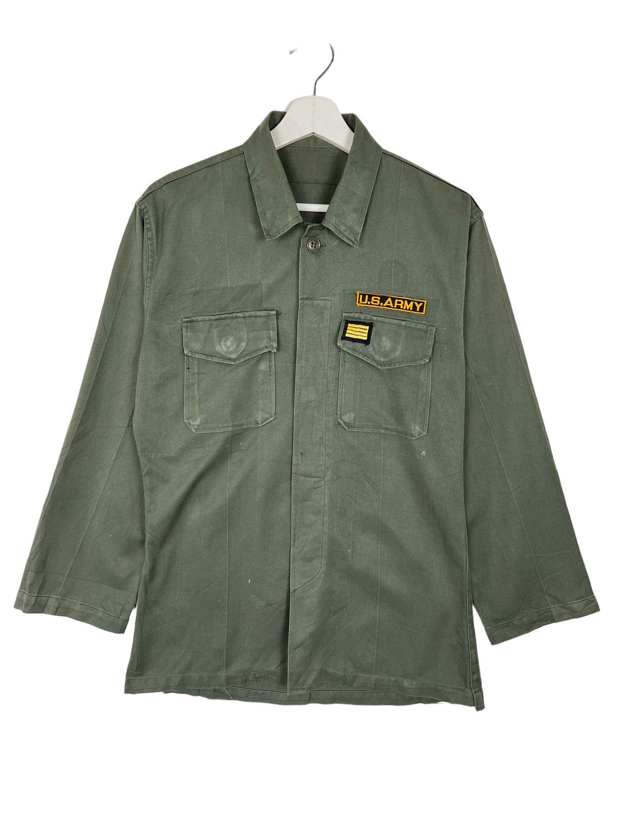 Vintage 🔥 VINTAGE US ARMY SHIRT JACKET Size US S / EU 44-46 / 1 - 5 Thumbnail