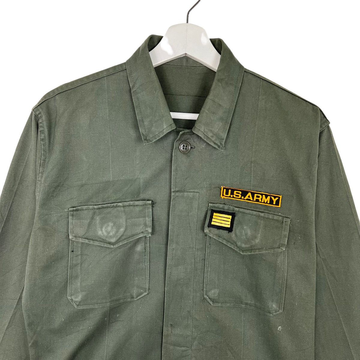 Vintage 🔥 VINTAGE US ARMY SHIRT JACKET Size US S / EU 44-46 / 1 - 3 Thumbnail