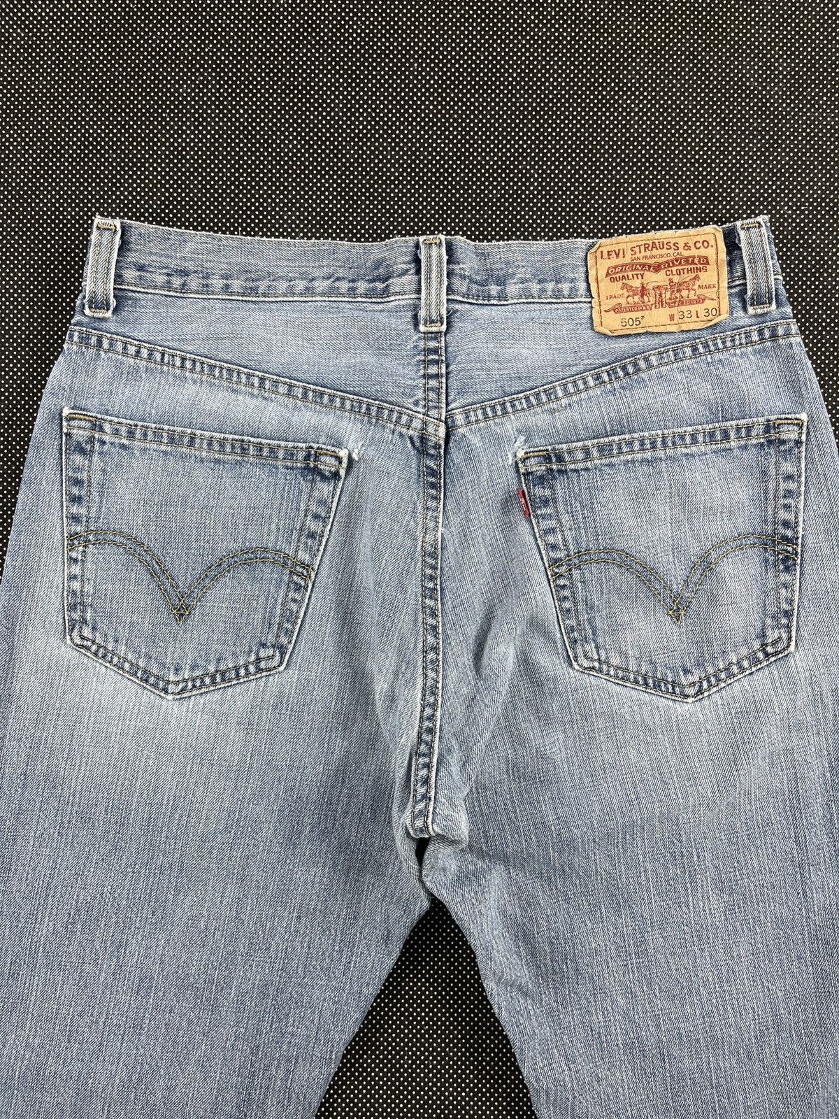 Levi's Vintage Levis 505 Faded Jeans - J020 Size US 34 / EU 50 - 4 Thumbnail
