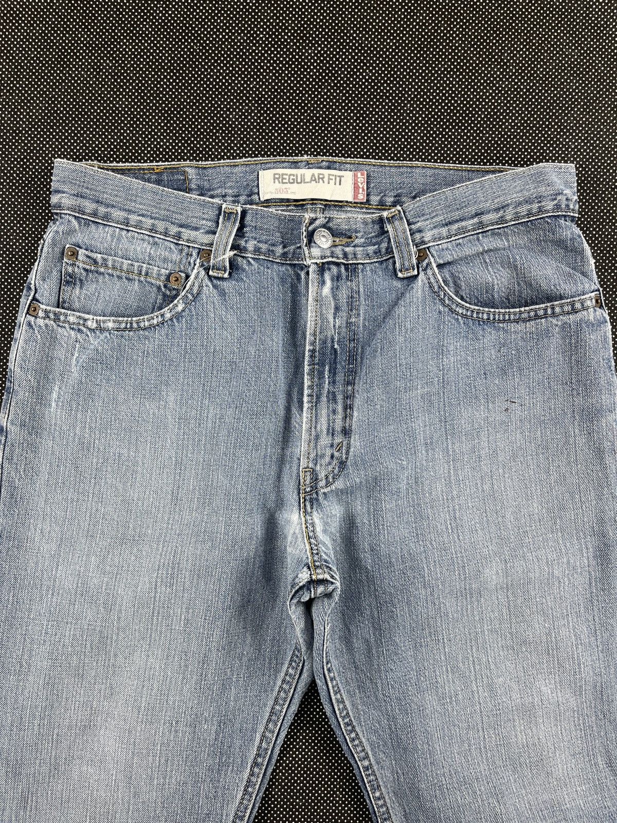 Levi's Vintage Levis 505 Faded Jeans - J020 Size US 34 / EU 50 - 3 Thumbnail