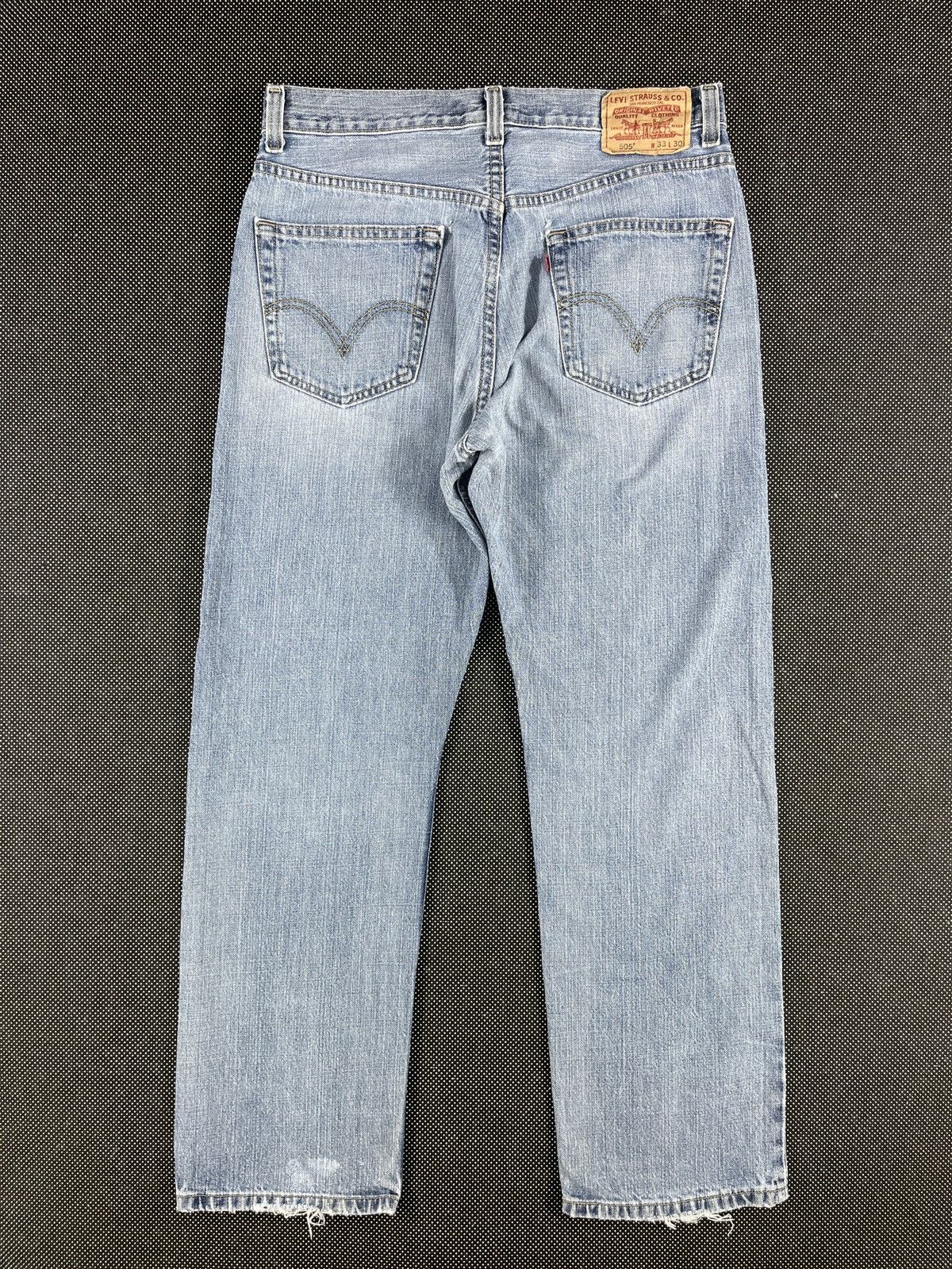 Levi's Vintage Levis 505 Faded Jeans - J020 Size US 34 / EU 50 - 2 Thumbnail