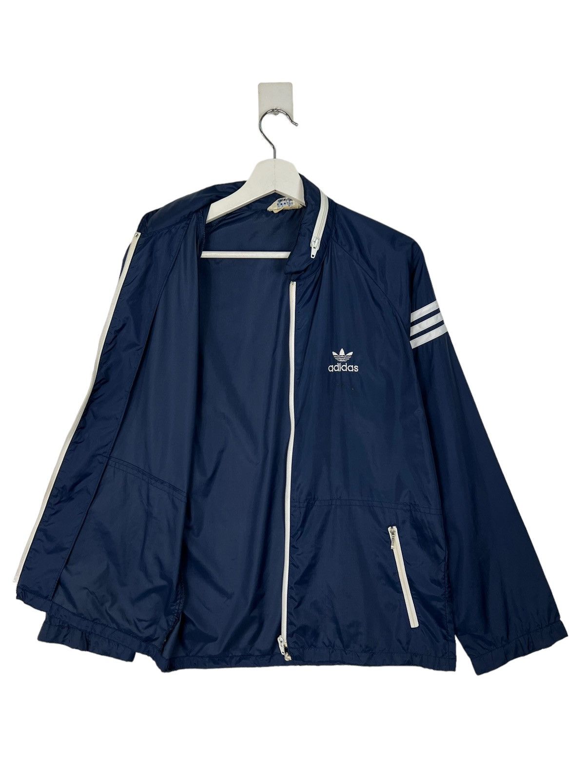 Adidas 🔥 VINTAGE 80s ADIDAS LIGHT TRAINER JACKET Size US M / EU 48-50 / 2 - 6 Thumbnail