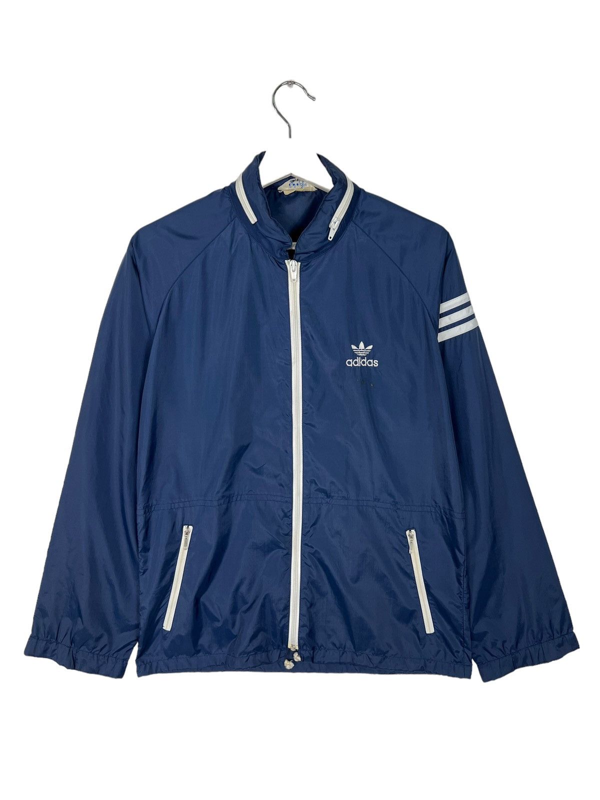 Adidas 🔥 VINTAGE 80s ADIDAS LIGHT TRAINER JACKET Size US M / EU 48-50 / 2 - 5 Thumbnail