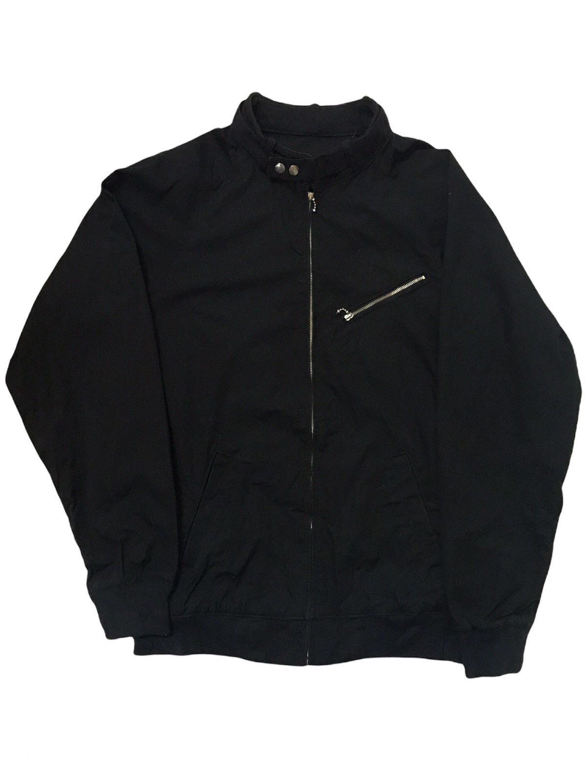 image of Beams Plus Beams Cotton Casual Jacket in Black, Men's (Size Large)