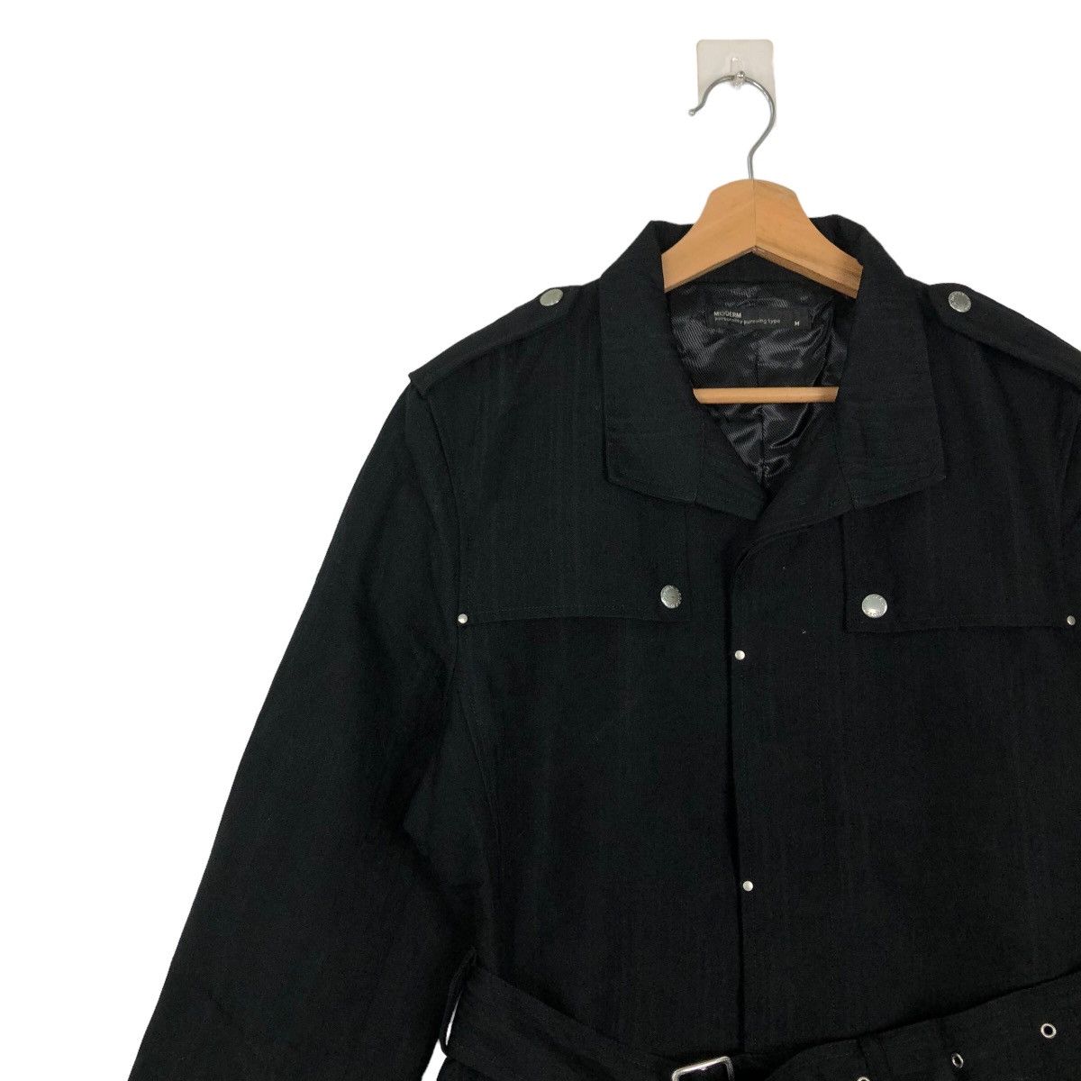 Japanese Brand RARE BONDAGE LONG JACKET MODERM JAPAN INSPIRED RAFF SIMONS Size US M / EU 48-50 / 2 - 6 Thumbnail