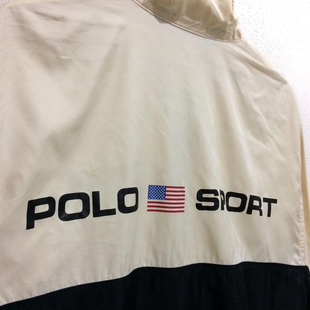 Polo Ralph Lauren Vintage 90's POLO SPORT Anorak Half Zipper Windbreaker Jacke Size US L / EU 52-54 / 3 - 2 Thumbnail