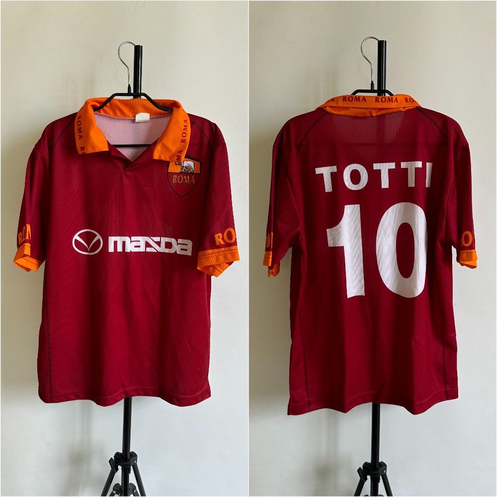 Vintage 00's ROMA TOTTI #10 COPY jersey shirt Size US L / EU 52-54 / 3 - 1 Thumbnail