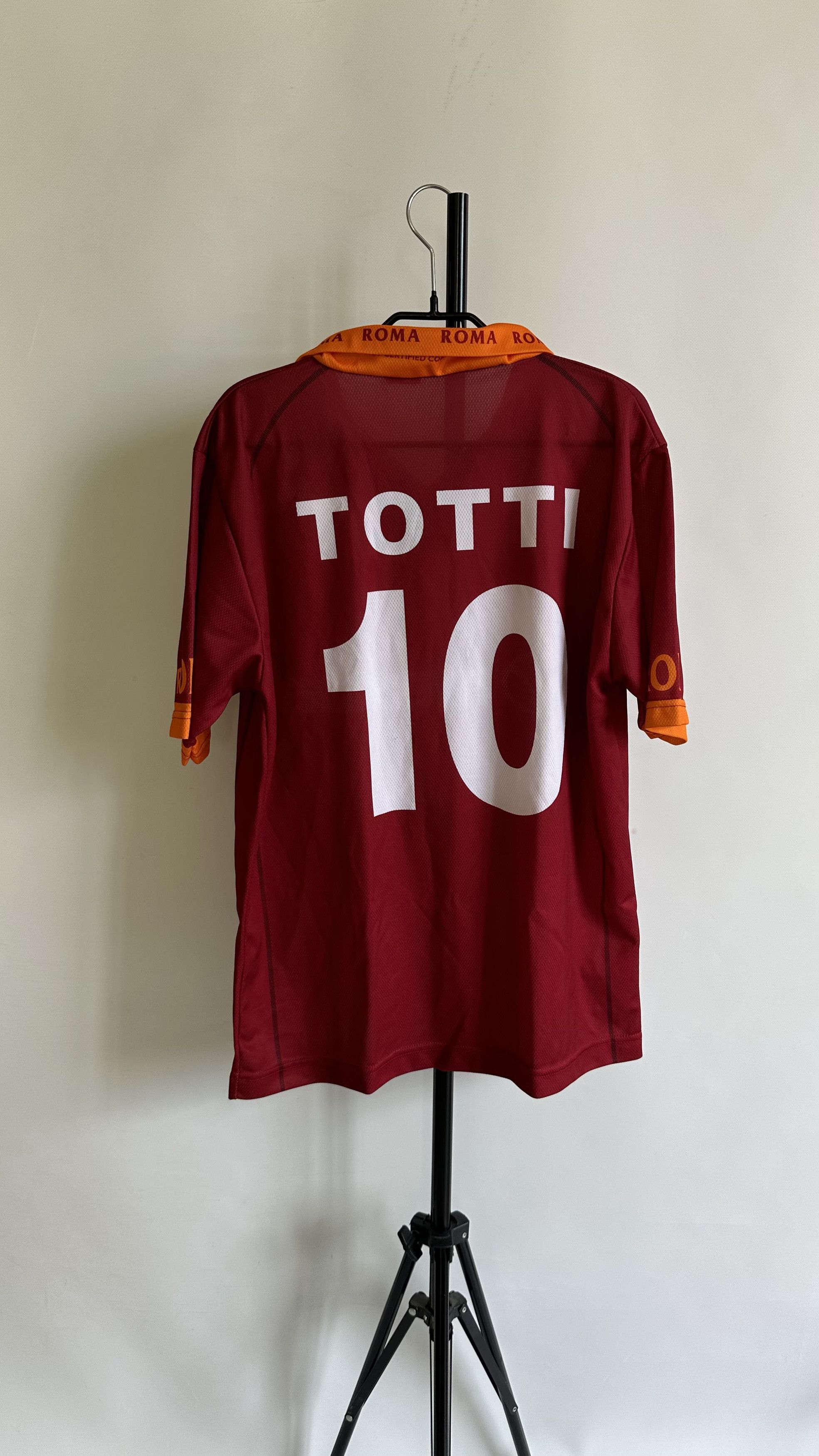 Vintage 00's ROMA TOTTI #10 COPY jersey shirt Size US L / EU 52-54 / 3 - 6 Thumbnail