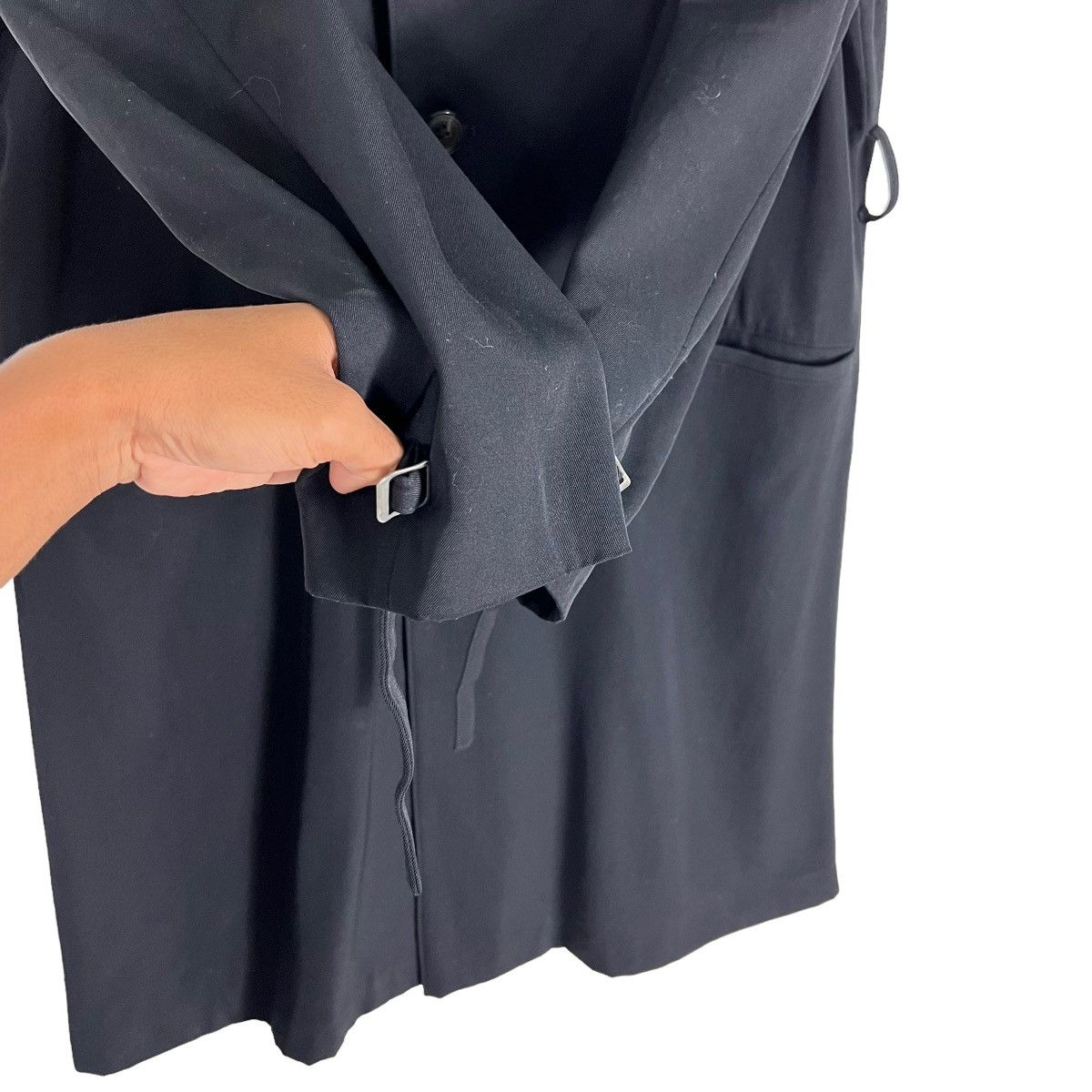 Yohji Yamamoto 🔥 YOHJI YAMAMOTO + NOIR LONG COAT Size US M / EU 48-50 / 2 - 4 Thumbnail