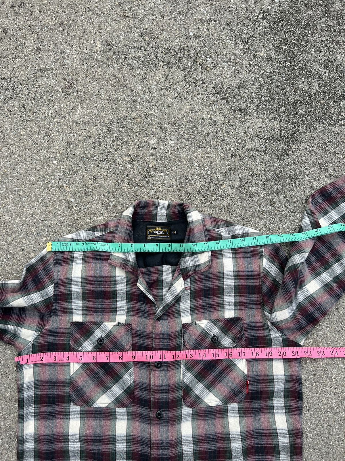 Wtaps 2007 Wtaps Japan Shadow Plaid Check 100% Rayon Button Shirt  