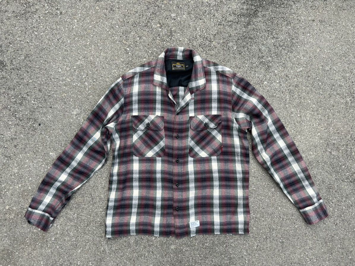 Wtaps 2007 Wtaps Japan Shadow Plaid Check 100% Rayon Button Shirt  