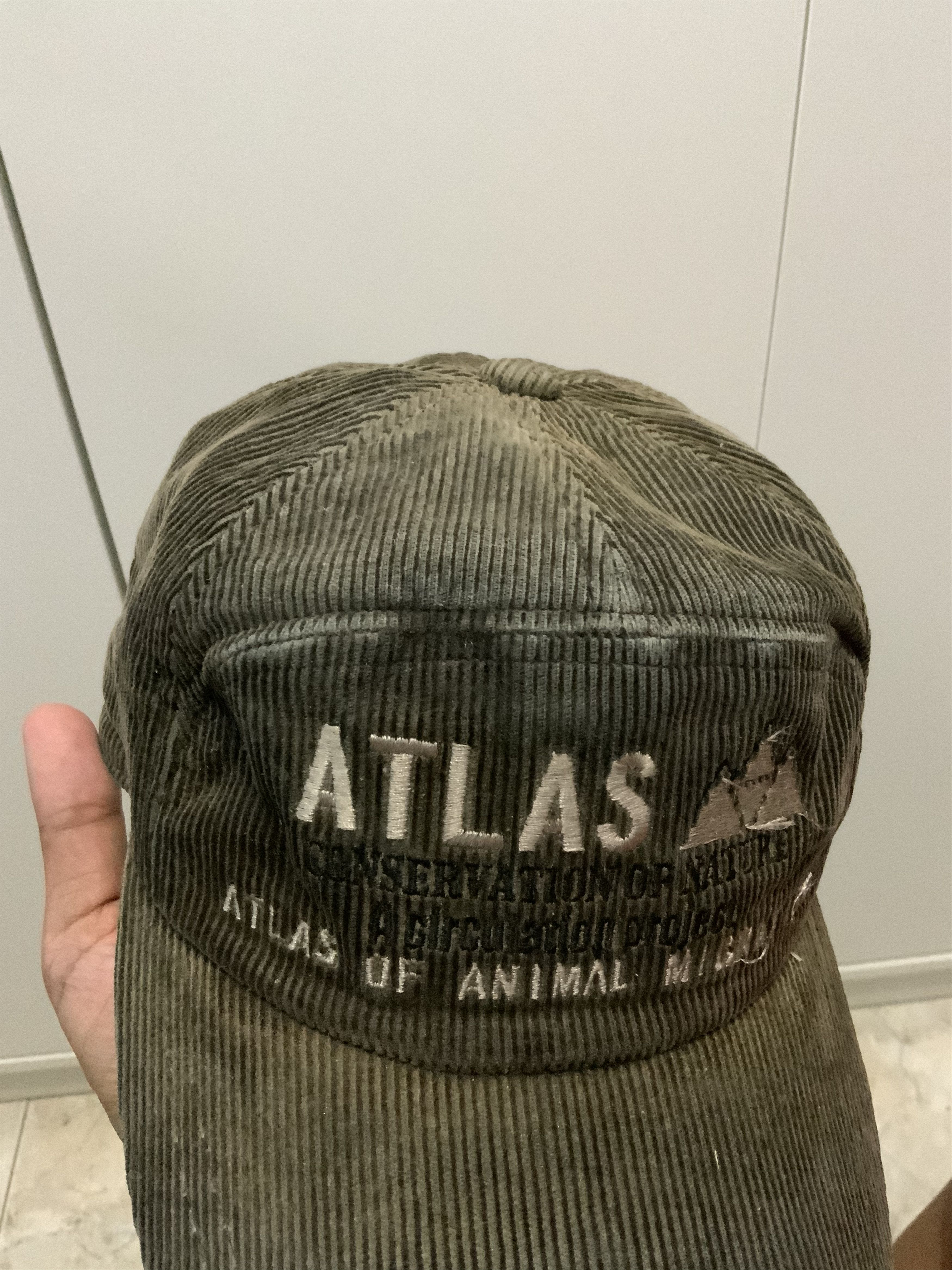 Japanese Brand Atlas of Animal Migration Corduroy Hat Cap Size ONE SIZE - 14 Thumbnail