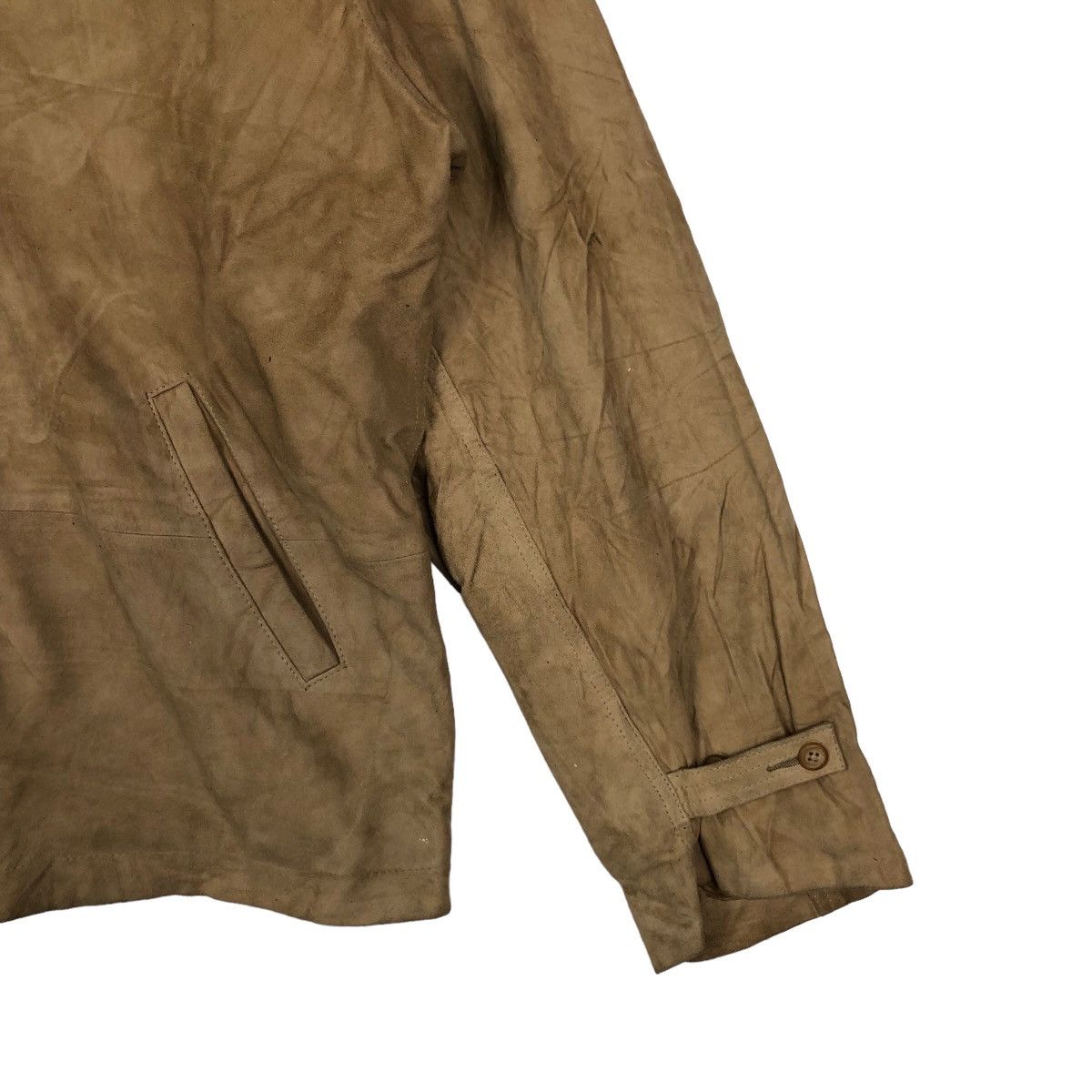 Polo Ralph Lauren VINTAGE GENUINE LEATHER JACKET RACER POLO BY RALPH LAUREN Size US XL / EU 56 / 4 - 3 Thumbnail