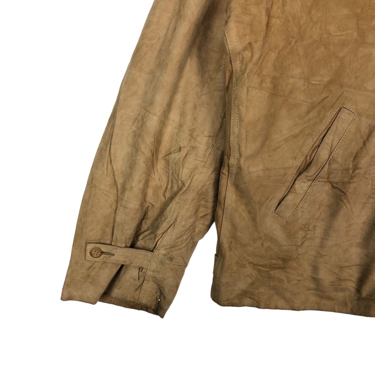 Polo Ralph Lauren VINTAGE GENUINE LEATHER JACKET RACER POLO BY RALPH LAUREN Size US XL / EU 56 / 4 - 2 Thumbnail