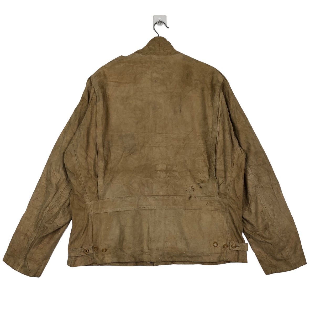 Polo Ralph Lauren VINTAGE GENUINE LEATHER JACKET RACER POLO BY RALPH LAUREN Size US XL / EU 56 / 4 - 6 Thumbnail