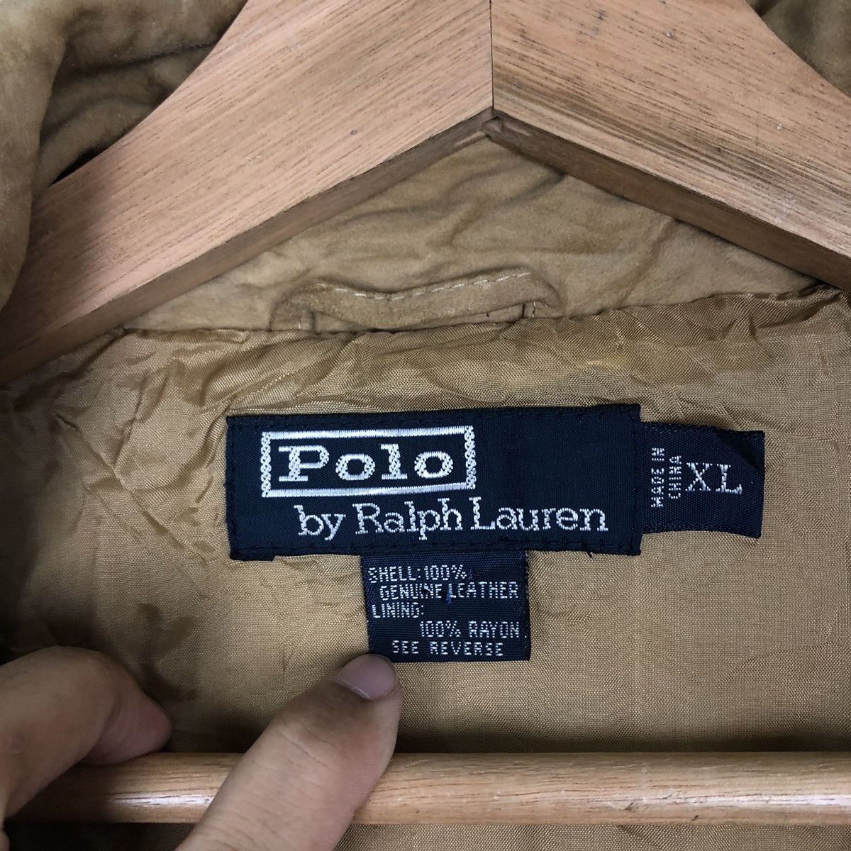 Polo Ralph Lauren VINTAGE GENUINE LEATHER JACKET RACER POLO BY RALPH LAUREN Size US XL / EU 56 / 4 - 10 Thumbnail