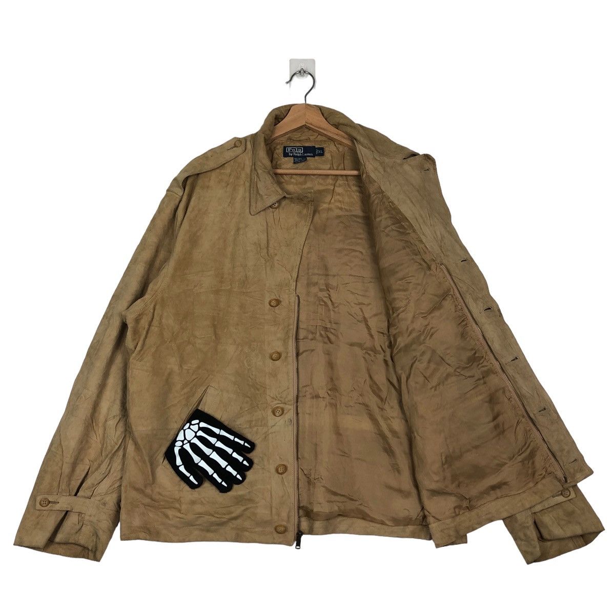 Polo Ralph Lauren VINTAGE GENUINE LEATHER JACKET RACER POLO BY RALPH LAUREN Size US XL / EU 56 / 4 - 7 Thumbnail