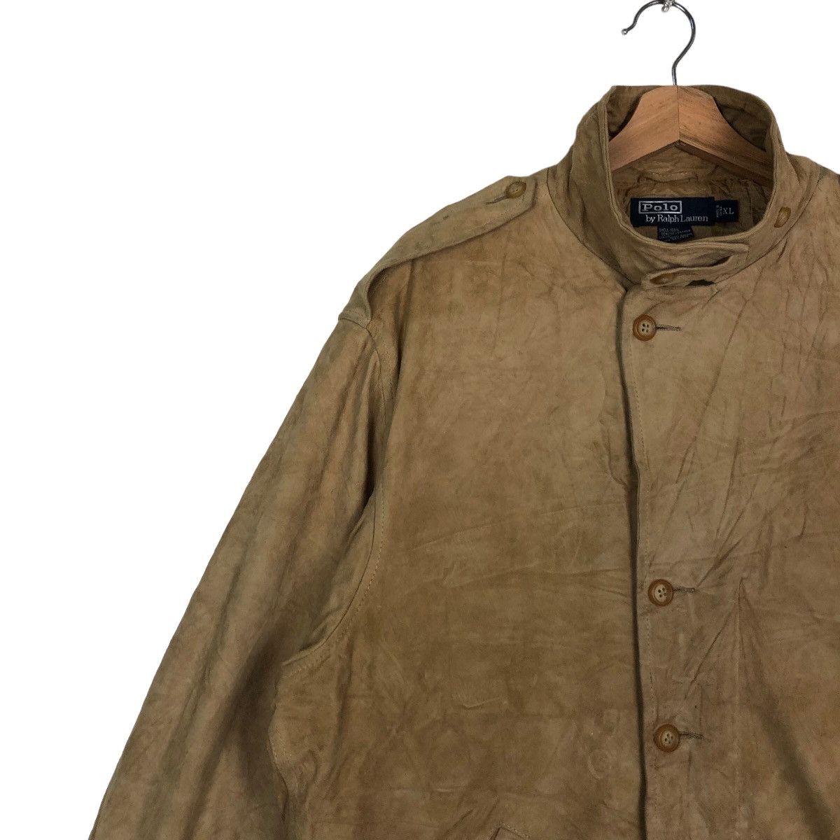 Polo Ralph Lauren VINTAGE GENUINE LEATHER JACKET RACER POLO BY RALPH LAUREN Size US XL / EU 56 / 4 - 5 Thumbnail