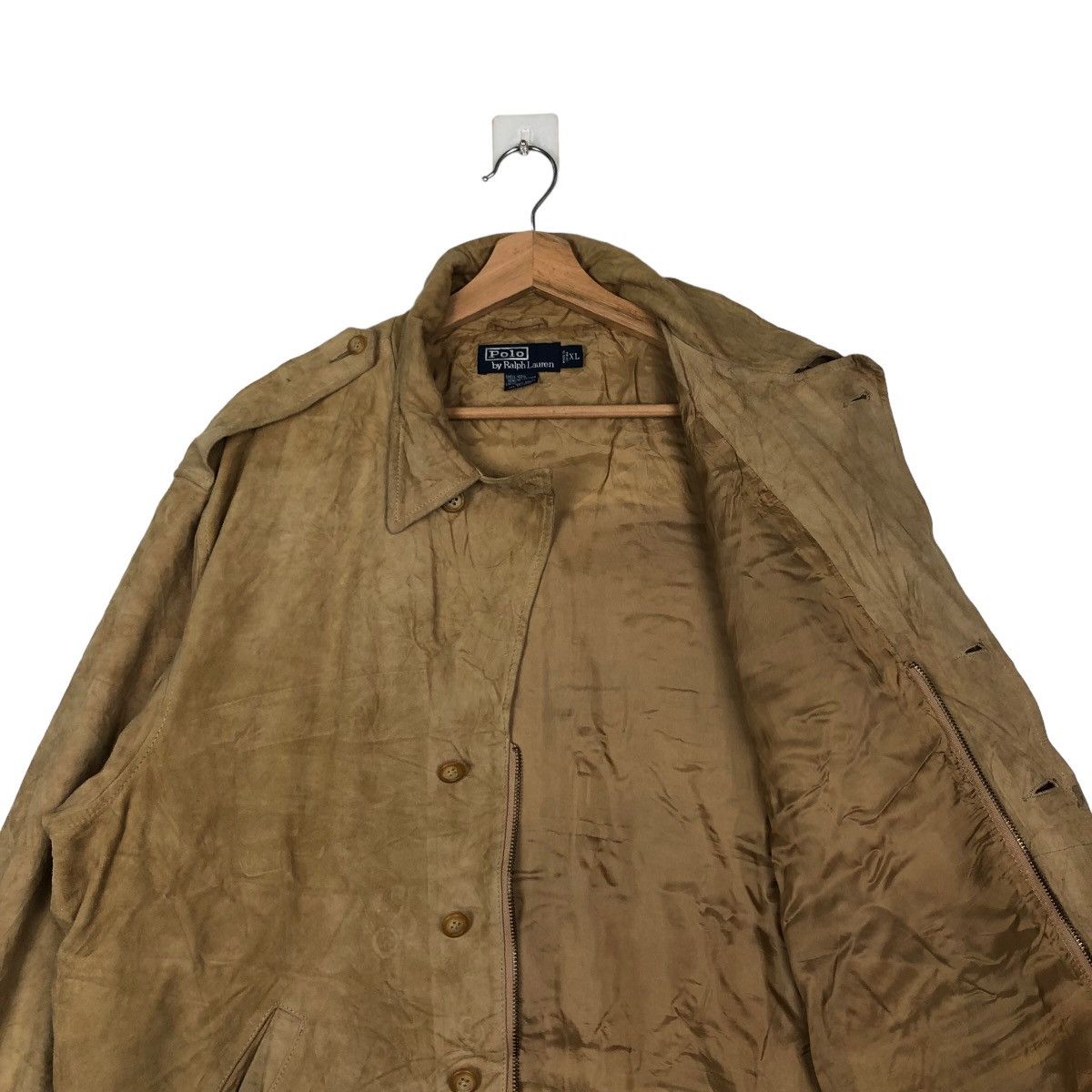 Polo Ralph Lauren VINTAGE GENUINE LEATHER JACKET RACER POLO BY RALPH LAUREN Size US XL / EU 56 / 4 - 8 Thumbnail