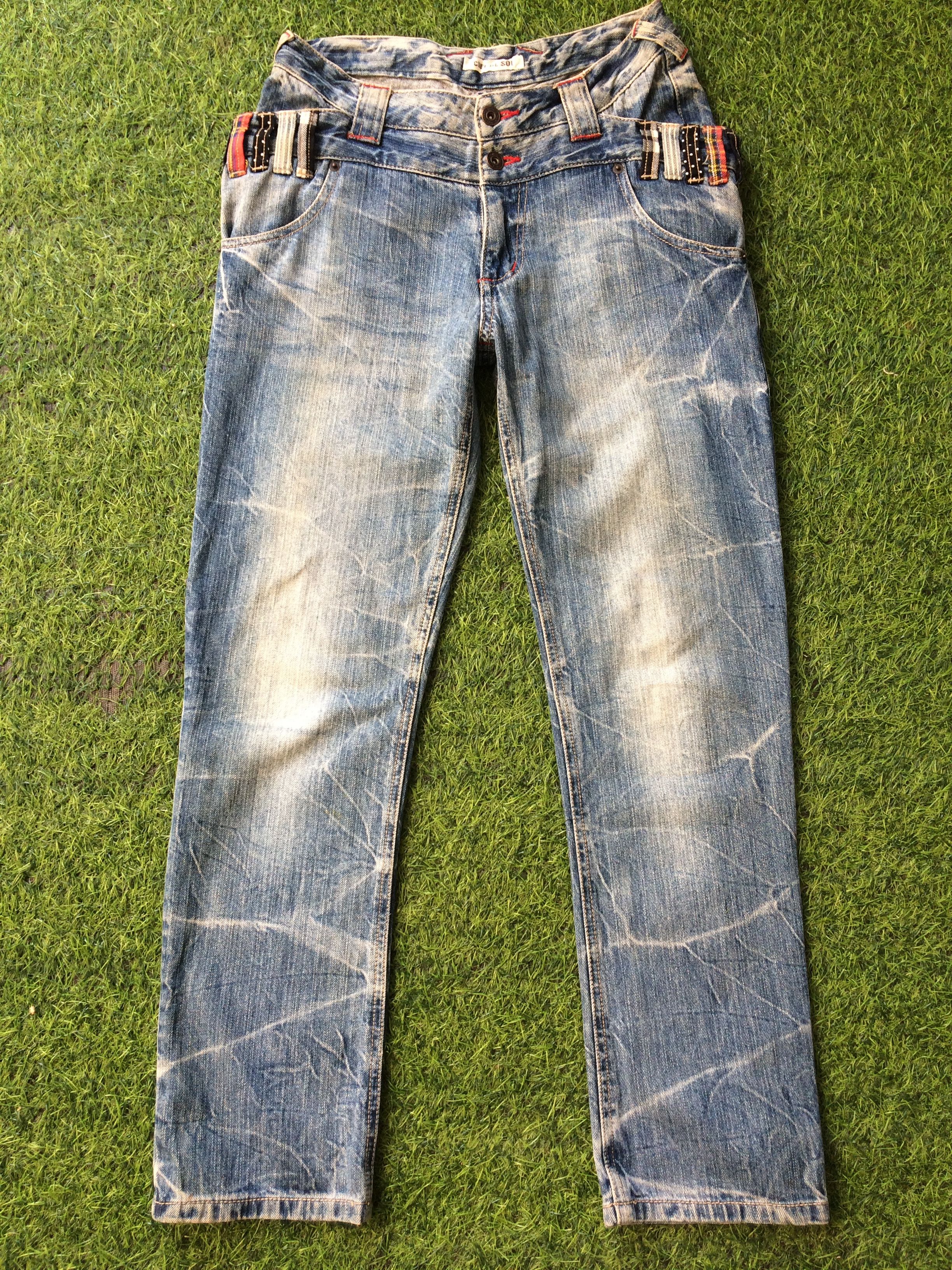 Japanese Brand Japanese Double Waist Denim Jeans Pants D-456 Size US 28 / EU 44 - 1 Thumbnail